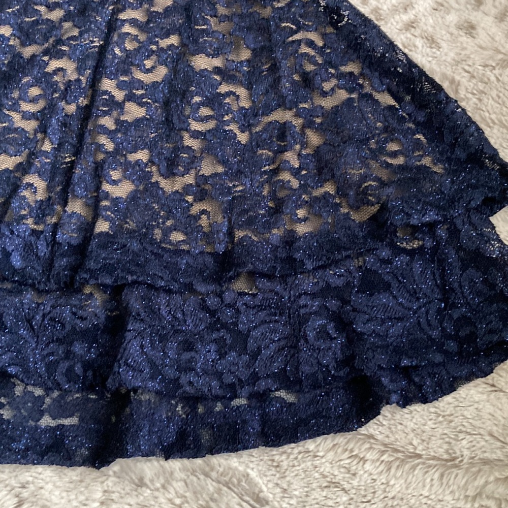 Midnight Blue Evening Dress - Picture 2 of 5